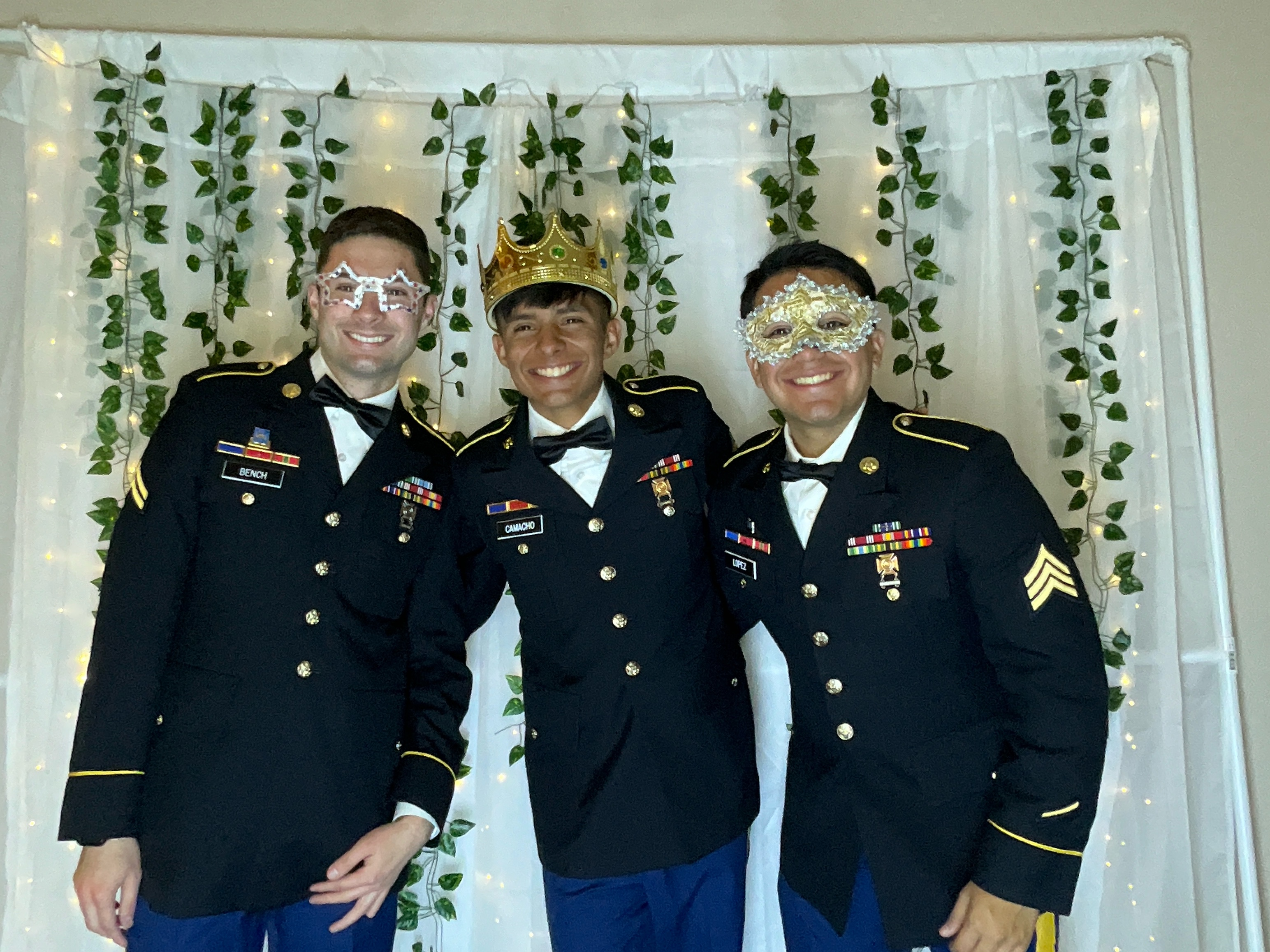 Affordable Photobooth Military Ball